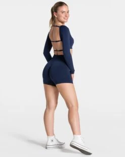 TEVEO Femme Sculpt Scrunch Short Dunkelblau 11 TEVEO Femme Sculpt Scrunch Short Dunkelblau -Teveo Geschaft Femme Shorts dunkelblau 6212 b3e71319 94e1 46a1 9707 e899949a0d05
