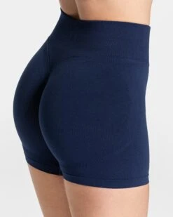 TEVEO Femme Sculpt Scrunch Short Dunkelblau 10 TEVEO Femme Sculpt Scrunch Short Dunkelblau -Teveo Geschaft Femme Shorts dunkelblau 6248