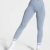 Focus Scrunch Leggings "Stahlblau" -Teveo Geschaft Focus Scrunch Leggings stahlblau 7737
