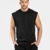 Ignite Oversized Tank Schwarz - Herren Fitness Tanktop