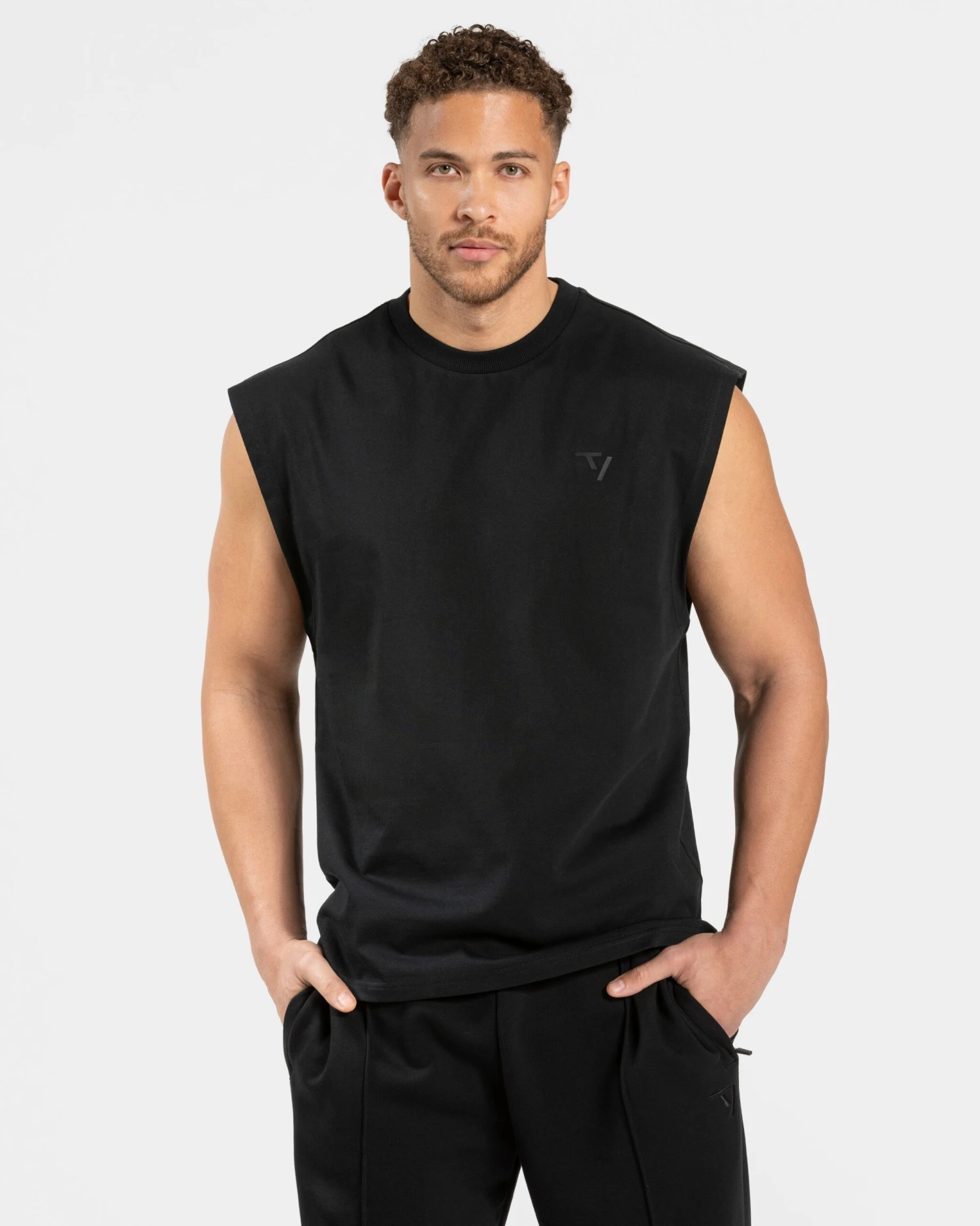 Ignite Oversized Tank Schwarz - Herren Fitness Tanktop 3 Ignite Oversized Tank Schwarz - Herren Fitness Tanktop