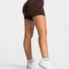 TEVEO Ignite Sculpt Scrunch Short - Espresso Damen Sportshorts -Teveo Geschaft Ignite Sculpt Scrunch Short espresso 2423