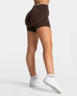 TEVEO Ignite Sculpt Scrunch Short - Espresso Damen Sportshorts