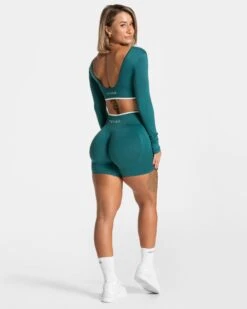 Ignite Sculpt Scrunch Short"Petrol" -Teveo Geschaft Ignite Sculpt Scrunch Short petrol 2518