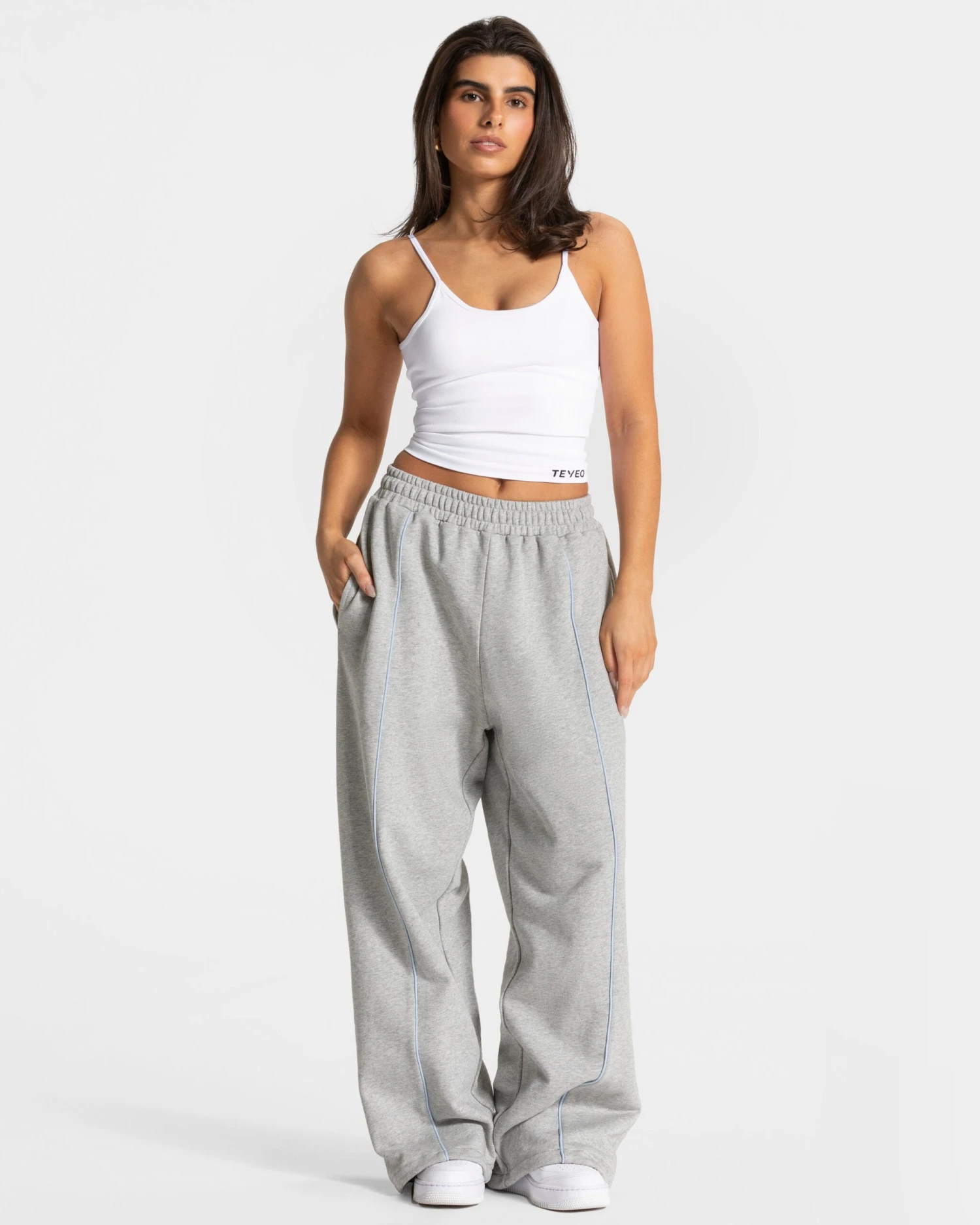 Ignite Wide Leg Jogger "Hellgrau" 5 Ignite Wide Leg Jogger "Hellgrau" – Bild 3