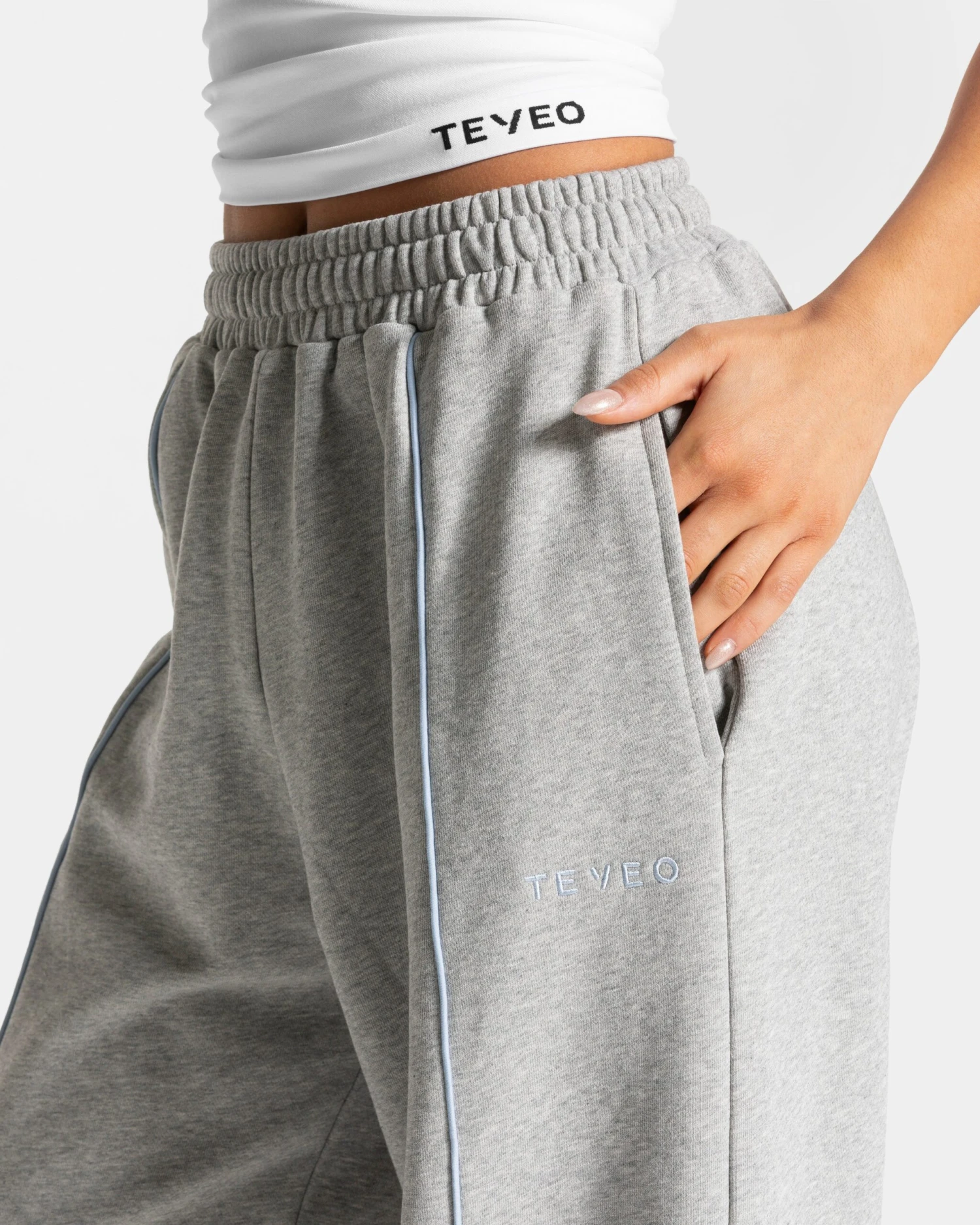 Ignite Wide Leg Jogger "Hellgrau" 6 Ignite Wide Leg Jogger "Hellgrau" – Bild 4