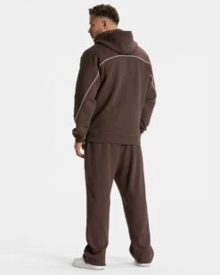 TEVEO Ignite Zip Jacke Herren - Premium Sweatjacke Espresso -Teveo Geschaft Ignite Zip Jacke espresso 0922