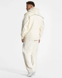 Ignite Straight Leg Jogger "Off White" - Premium Cotton Training Pants -Teveo Geschaft Ignite Zip Jacke off white 1123 1