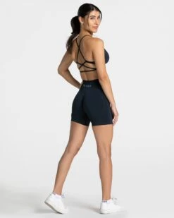 Pure Covert Scrunch Short "Midnight" -Teveo Geschaft Pure Shorts midnight 0049