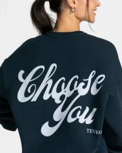 Pure Oversized Sweater "Midnight" -Teveo Geschaft Pure Sweater midnight 0190