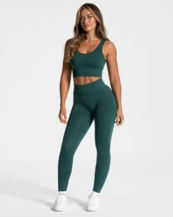 Sensation Leggings "Dunkelgrün" -Teveo Geschaft Sensation Leggins Dunkelgruen 0016