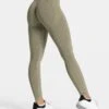 Signature Covert Scrunch Leggings "Khaki"