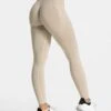Signature Covert Scrunch Leggings "Latte" 2 Signature Covert Scrunch Leggings "Latte" -Teveo Geschaft Signature Covert Scrunch Leggings latte 0379
