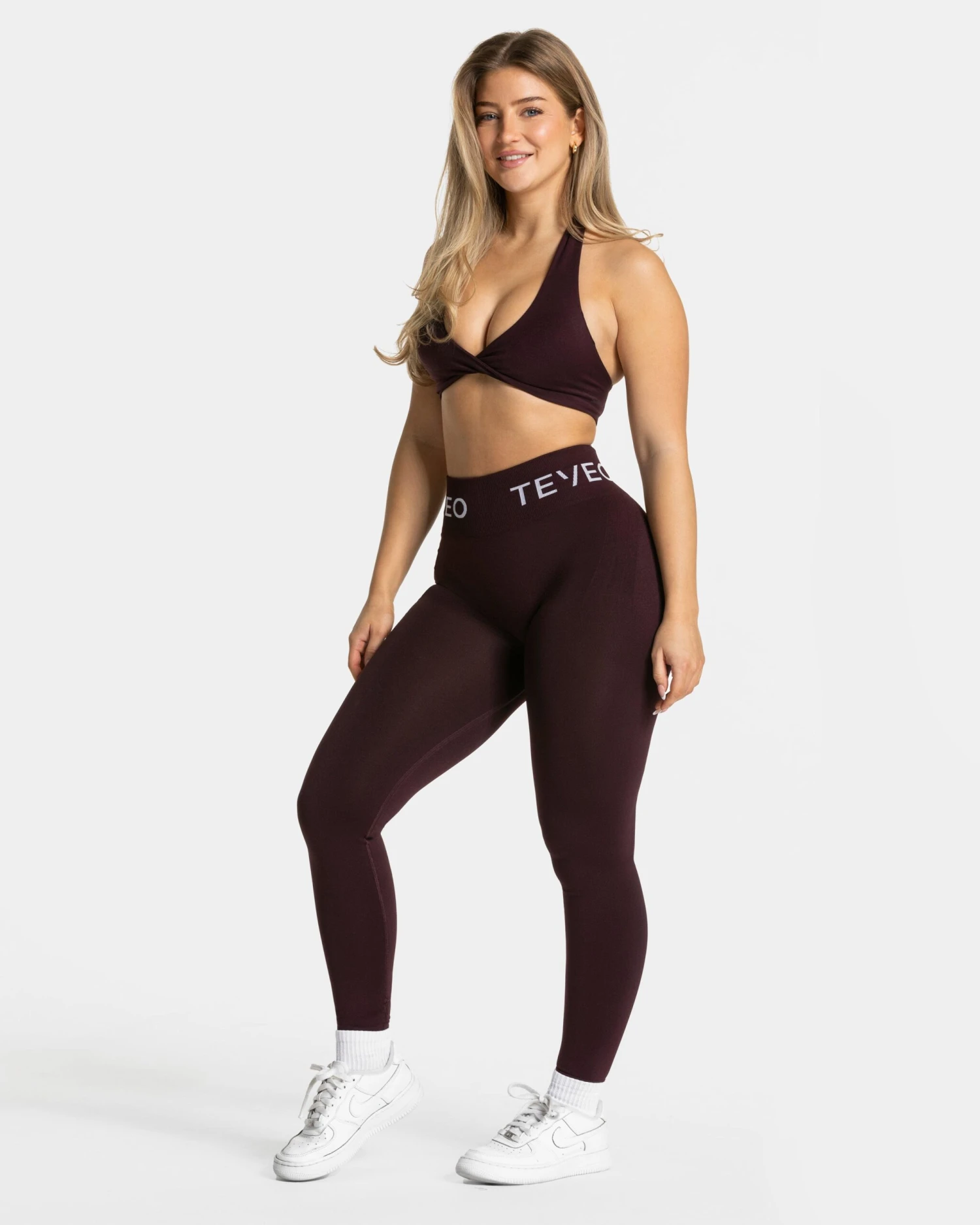 Signature Covert Scrunch Leggings "Merlot" 5 Signature Covert Scrunch Leggings "Merlot" – Bild 3