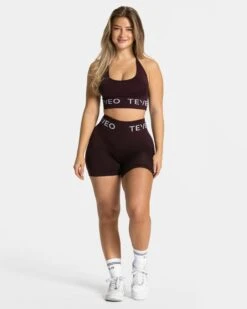 TEVEO Signature Neckholder Sport BH - Merlot 9 TEVEO Signature Neckholder Sport BH - Merlot -Teveo Geschaft Signature Covert Scrunch Short merlot 0534 7b7df028 cb3e 460f 9325 15306e95a41a