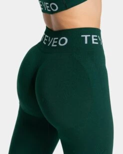 Signature Scrunch Leggings "Dunkelgrün" 10 Signature Scrunch Leggings "Dunkelgrün" -Teveo Geschaft Signature Leggings Dunkelgruen 0374
