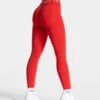 Signature Scrunch Leggings "Rot" -Teveo Geschaft Signature Leggings Rot 0168