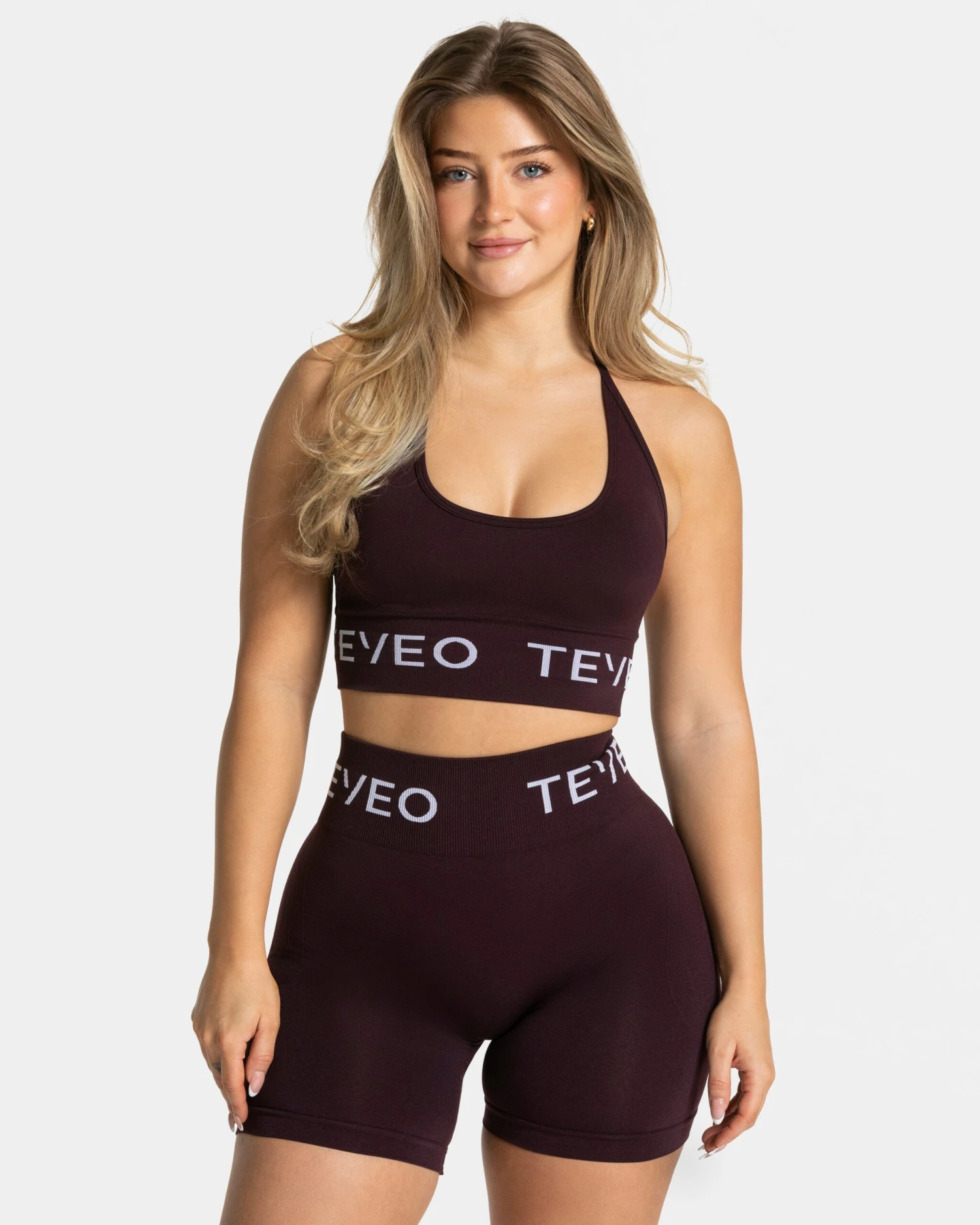 TEVEO Signature Neckholder Sport BH - Merlot 3 TEVEO Signature Neckholder Sport BH - Merlot