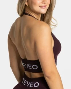 TEVEO Signature Neckholder Sport BH - Merlot 10 TEVEO Signature Neckholder Sport BH - Merlot -Teveo Geschaft Signature Neckholder Bh merlot 0989