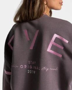 Signature Oversized Sweater "Graphit" 10 Signature Oversized Sweater "Graphit" -Teveo Geschaft Signature Pulli Graphit 0243