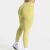 Signature Scrunch Leggings "Lime" 2 Signature Scrunch Leggings "Lime" -Teveo Geschaft Signature Scrunch Leggings Lime 9438