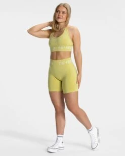 TEVEO Signature Neckholder Sport BH - Lime 9 TEVEO Signature Neckholder Sport BH - Lime -Teveo Geschaft Signature Scrunch Short Lime 9995