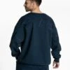 TEVEO Arrival Signature Sweater - Dunkelblau Oversized Herren Pullover -Teveo Geschaft Signature Sweater Dunkelblau 4109