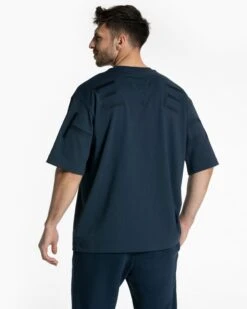 TEVEO Arrival Signature T-Shirt - Dunkelblau Oversized Fit