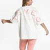 Signature Oversized T-Shirt "Peach" 1 Signature Oversized T-Shirt "Peach" -Teveo Geschaft Signature T Shirt Off White 2586