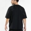TEVEO Arrival Signature T-Shirt in Schwarz – Oversized Gym Style -Teveo Geschaft Signature T Shirt Schwarz 5102