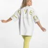 TEVEO Signature Oversized T-Shirt - Lime 1 TEVEO Signature Oversized T-Shirt - Lime -Teveo Geschaft Signature T Shirt Weiss Melange 2892neu