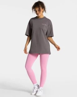 TEVEO Signature Oversized T-Shirt - Graphit -Teveo Geschaft Signature Tshirt Graphit 4294