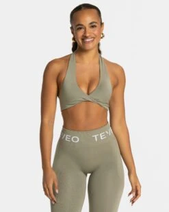 TEVEO Signature Twisted Sport-BH - Khaki