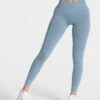 Statement Scrunch Leggings "Stahlblau" 1 Statement Scrunch Leggings "Stahlblau" -Teveo Geschaft Statement Leggings Stahlblau 4668