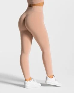 Statement Scrunch Leggings "Altrosa" 8 Statement Scrunch Leggings "Altrosa" -Teveo Geschaft Statement Scrunch Leggings Altrosa 0392