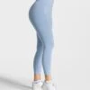 Statement Scrunch Leggings "Blau" 2 Statement Scrunch Leggings "Blau" -Teveo Geschaft Statement Scrunch Leggings Blau 0500