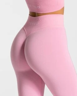 Statement Scrunch Leggings "Pink" -Teveo Geschaft Statement Scrunch Leggings Pink 2653