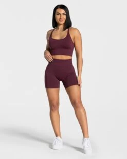 Statement Scrunch Short "Pflaume" 9 Statement Scrunch Short "Pflaume" -Teveo Geschaft Statement Short Pflaume 0004