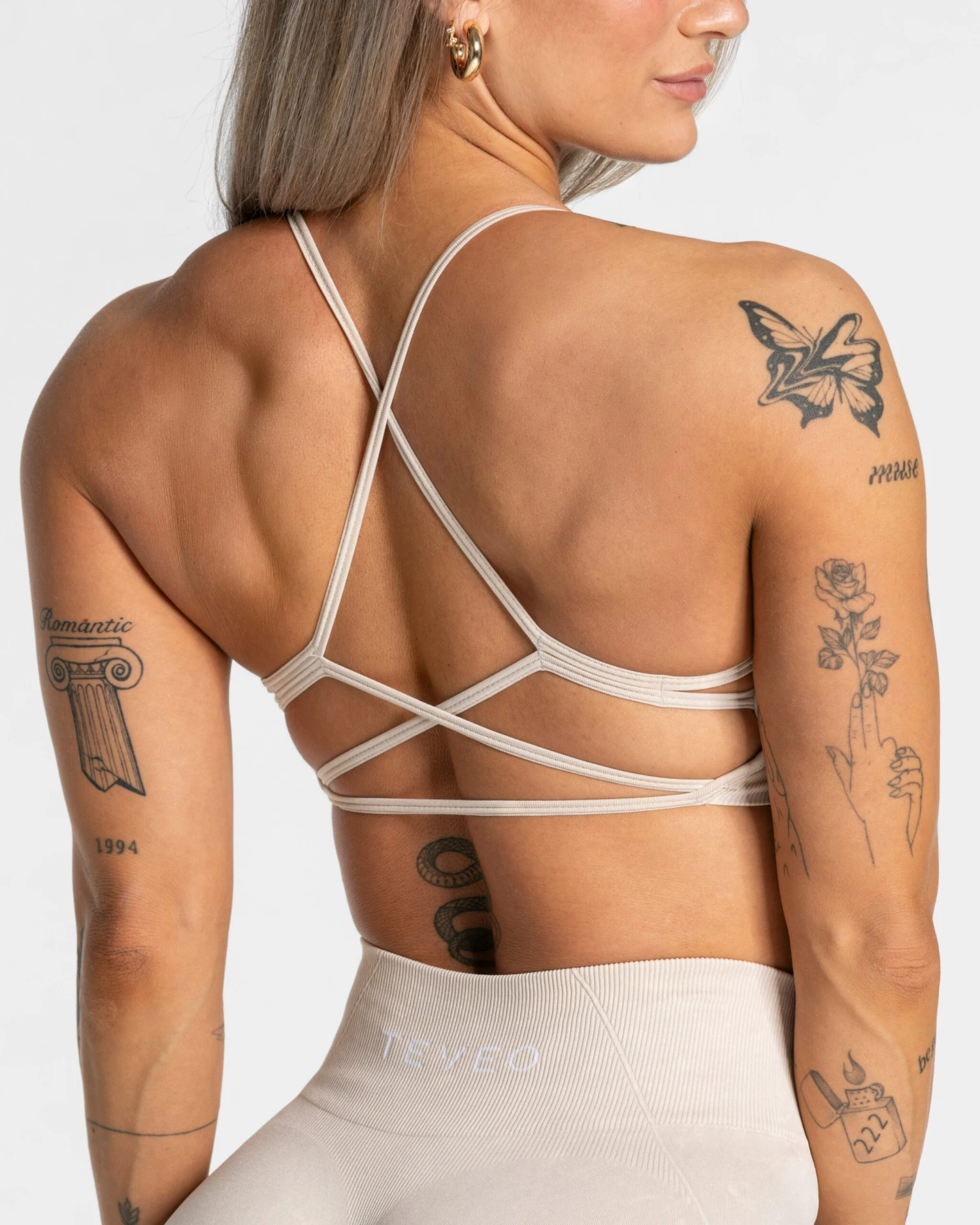 TEVEO Acid Sport BH Sand – Rücken-Schnürung & Fester Halt 6 TEVEO Acid Sport BH Sand – Rücken-Schnürung & Fester Halt – Bild 4