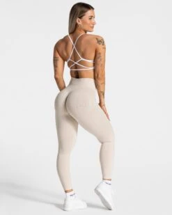 TEVEO Acid Sport BH Weiß – Mit Aufwendiger Rücken-Schnürung -Teveo Geschaft TEVEO Acid Bh Weiss 2242