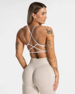 TEVEO Acid Sport BH Weiß – Mit Aufwendiger Rücken-Schnürung -Teveo Geschaft TEVEO Acid Bh Weiss 2297