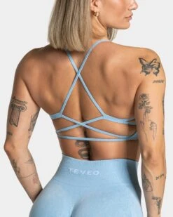 TEVEO Acid Sport-BH in Babyblau mit Rückenschnürung 10 TEVEO Acid Sport-BH in Babyblau mit Rückenschnürung -Teveo Geschaft TEVEO Acid Bh babyblau 0073