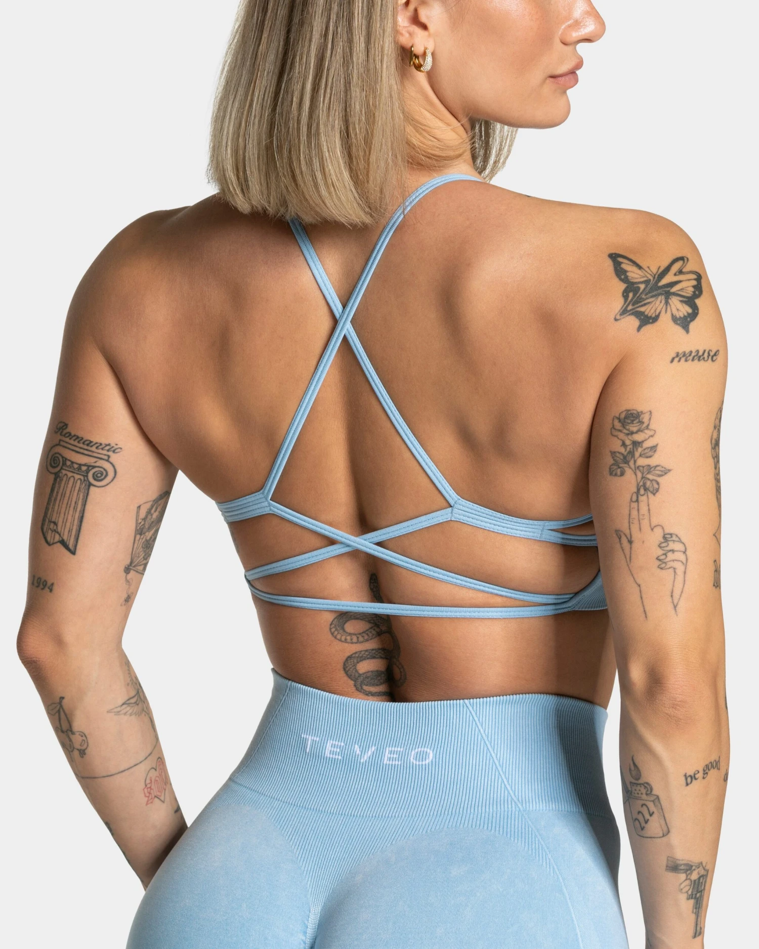 TEVEO Acid Sport-BH in Babyblau mit Rückenschnürung 6 TEVEO Acid Sport-BH in Babyblau mit Rückenschnürung – Bild 4