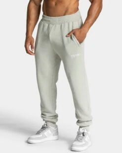 Acid Washed Jogginghose Herren in Salbei - Bequemer Slim Fit Style
