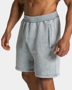 Acid Short "Hellgrau" 9 Acid Short "Hellgrau" -Teveo Geschaft TEVEO Acid Shorts light grey 0363