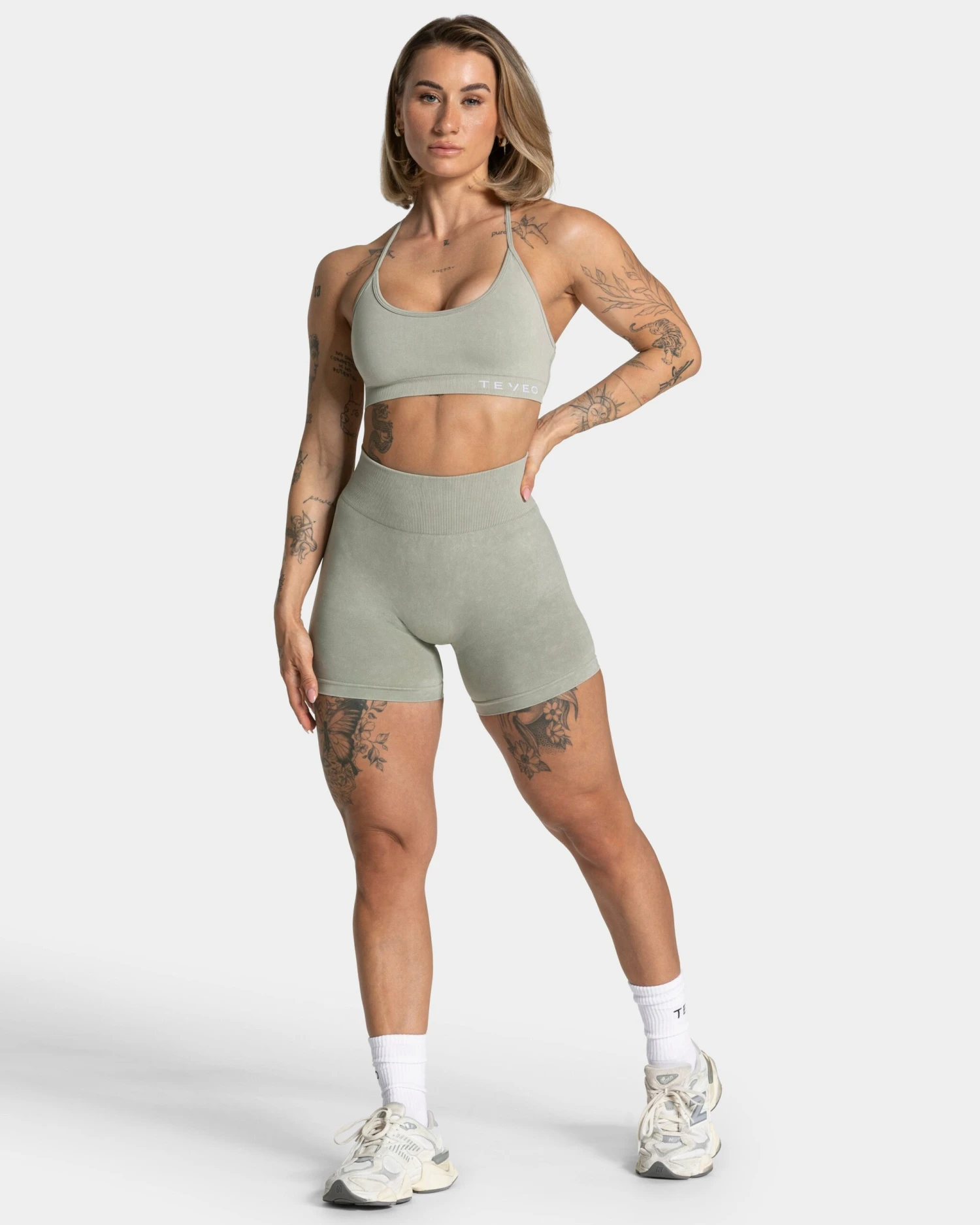 Acid Covert Scrunch Short "Salbei" 5 Acid Covert Scrunch Short "Salbei" – Bild 3