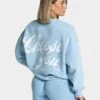 Acid Oversized Sweater "Babyblau" 2 Acid Oversized Sweater "Babyblau" -Teveo Geschaft TEVEO Acid Sweater babyblau 0193