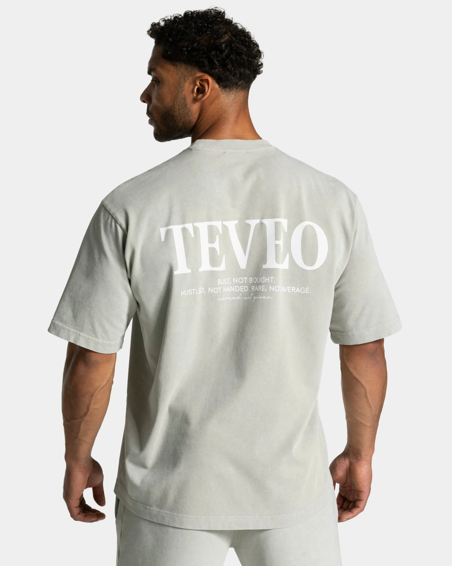 TEVEO Acid T-Shirt Salbei - Herren Oversized Streetwear 3 TEVEO Acid T-Shirt Salbei - Herren Oversized Streetwear