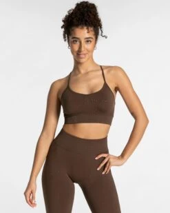 TEVEO Elevate Sport BH Dunkelbraun – Stilvoller Halt mit Cut-Outs