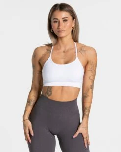 TEVEO Elevate Sport-BH in Weiß – Stylisches Design & Fester Halt